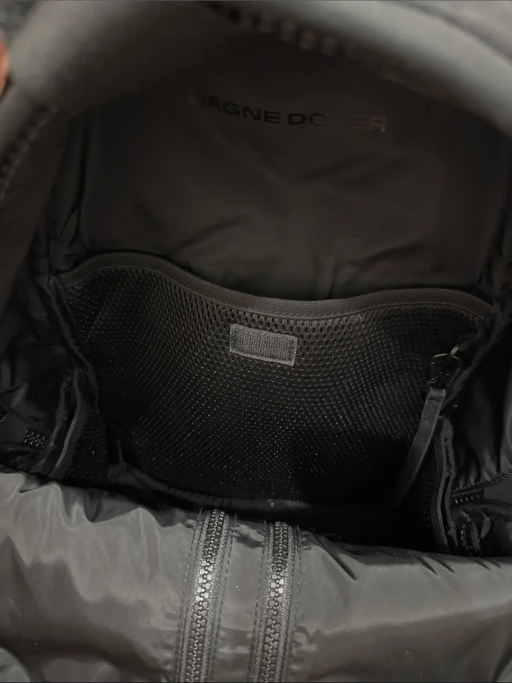 Dagne Dover Dakota Medium Black Neoprene Backpack
